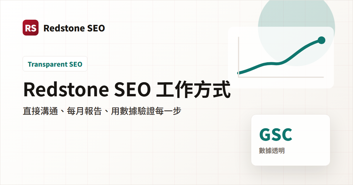 Redstone SEO 工作情境